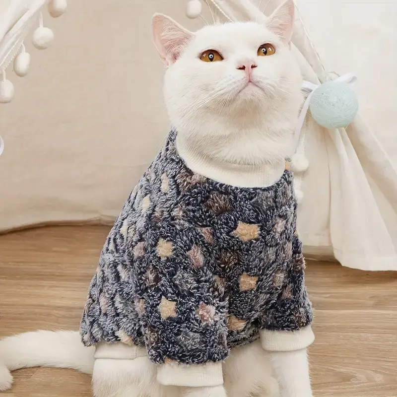 Sudadera De Polar Para Mascotas, Ideal Para Perros Y Gatos Prenda Cálida Para Mascotas