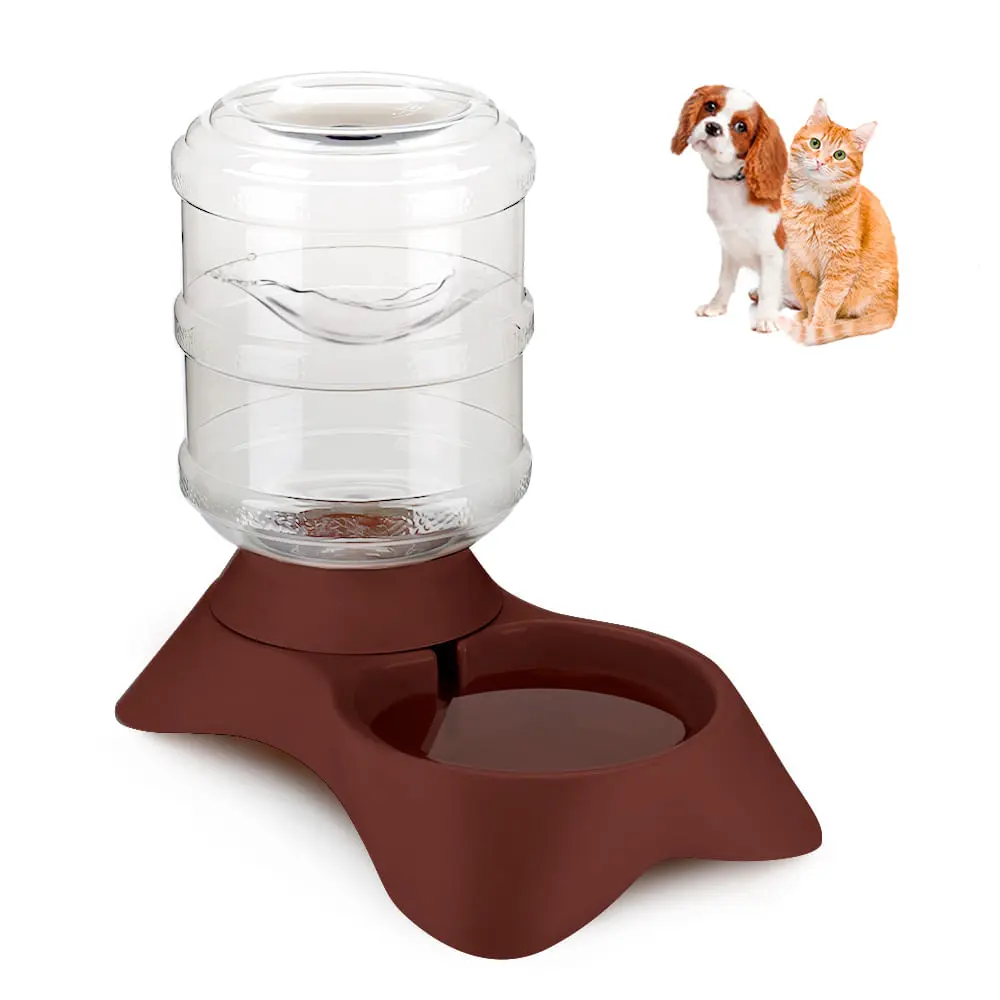 Bebedero Automático para Mascotas 3 Litros Marrón 
