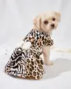 Vestido Animal Print con Lazo