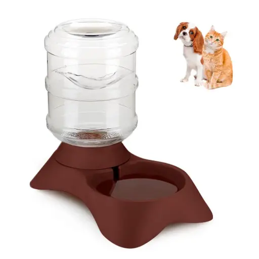 Bebedero Automático para Mascotas 3 Litros Marrón 