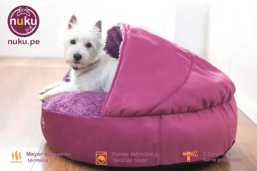 Cama para perros Burrow Negro